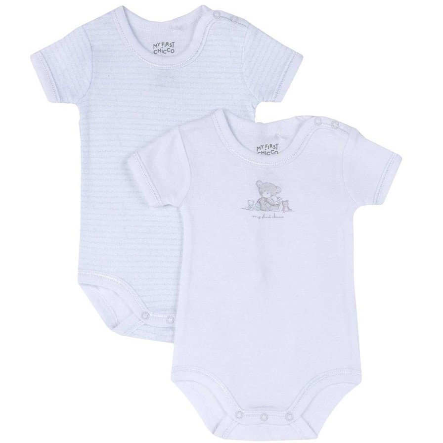 CHICCO Conjunto Body Interior Branco / Azul-032 Clearance