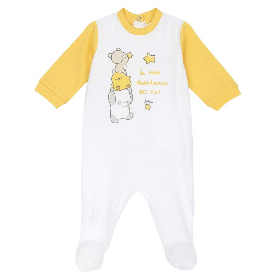 CHICCO Babygrow Aberto Nas Costas Branco New