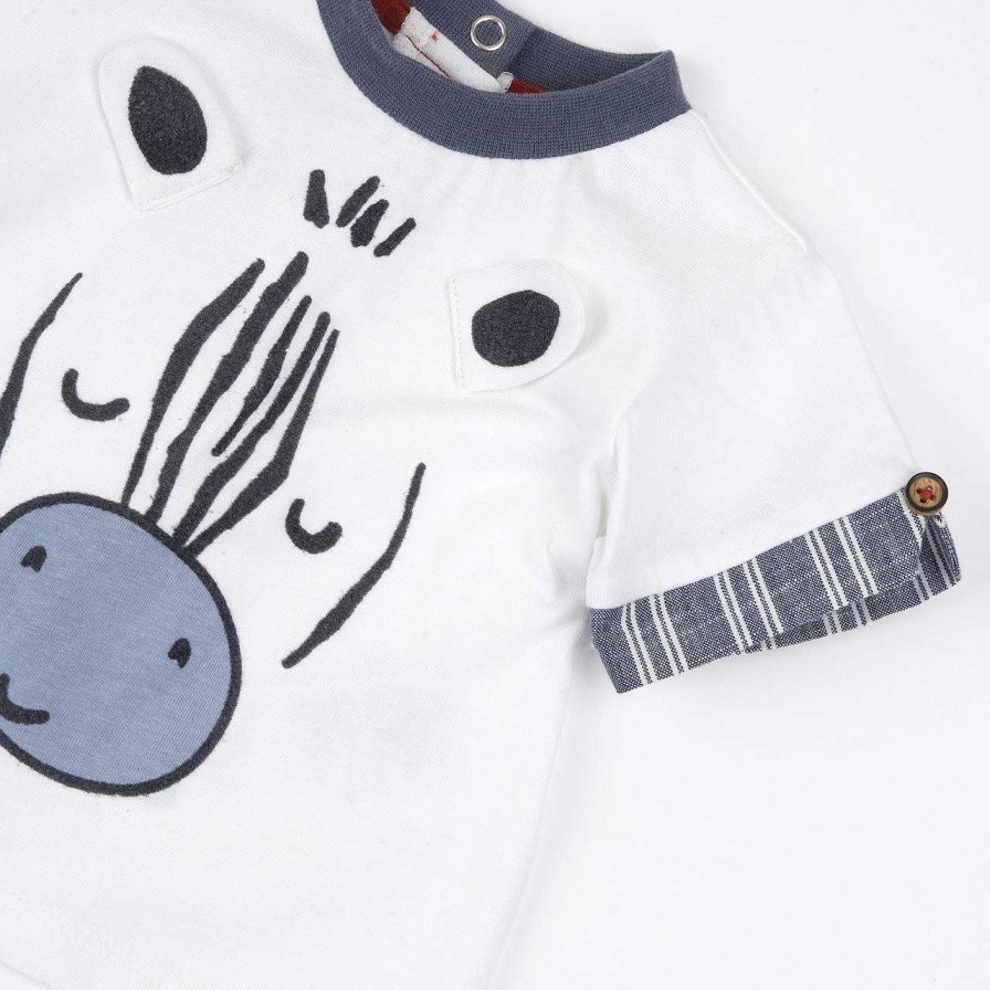 CHICCO T-Shirt De Manga Curta E Zebra Clearance