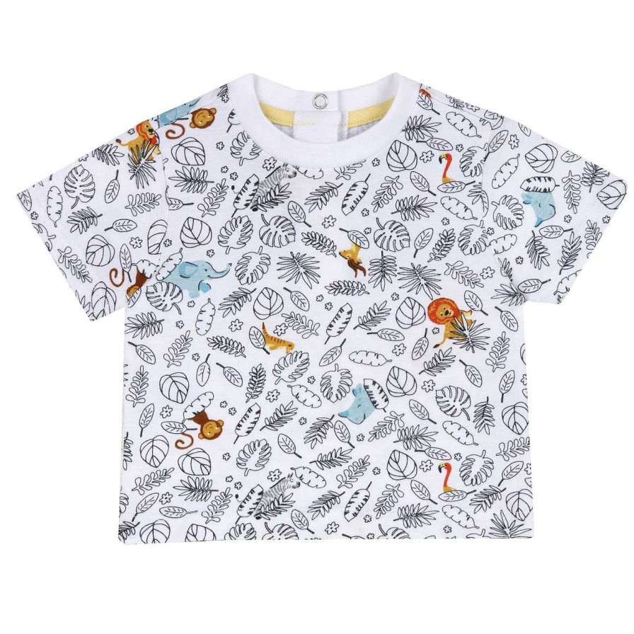 CHICCO T-Shirt Com Estampagem De Selva New