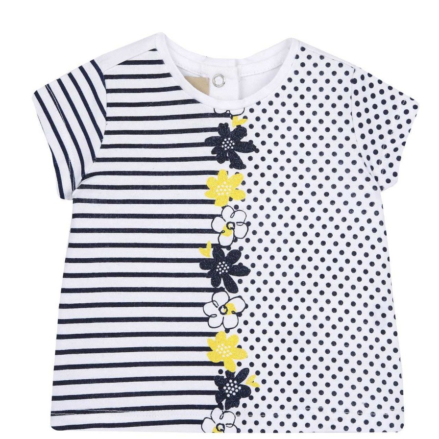 CHICCO T-Shirt Bolinhas E Riscas New