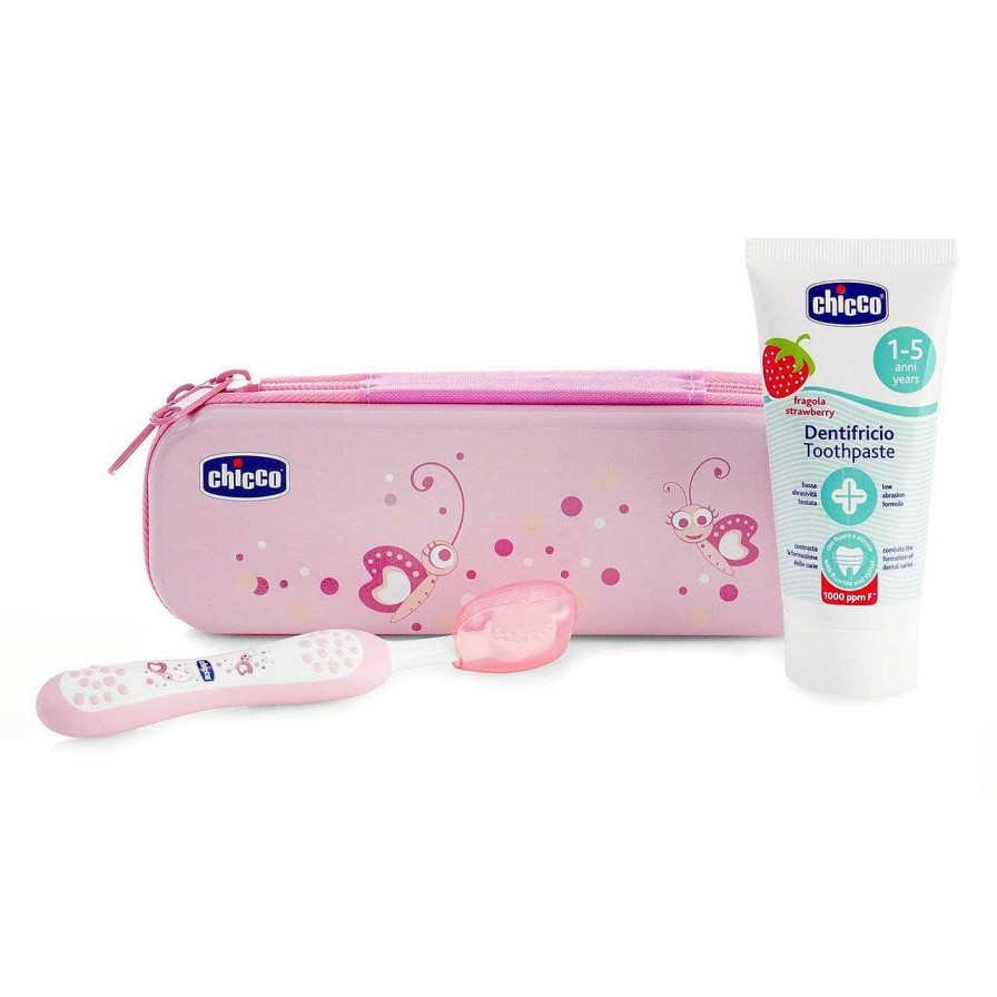 CHICCO Conjunto De Higiene Oral Rosa Online