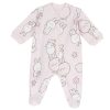 CHICCO Babygrow Abertura Frontal Rosa Impresso New