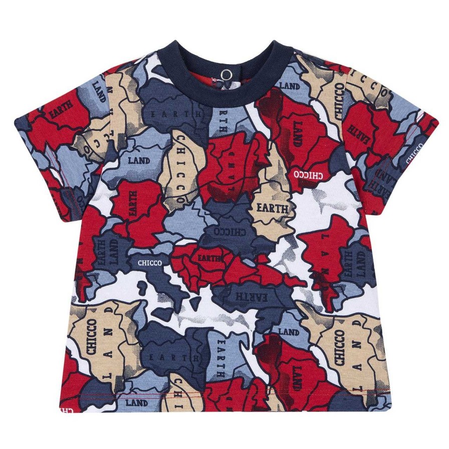 CHICCO T-Shirt Com Estampagem Geogr Fica Hot