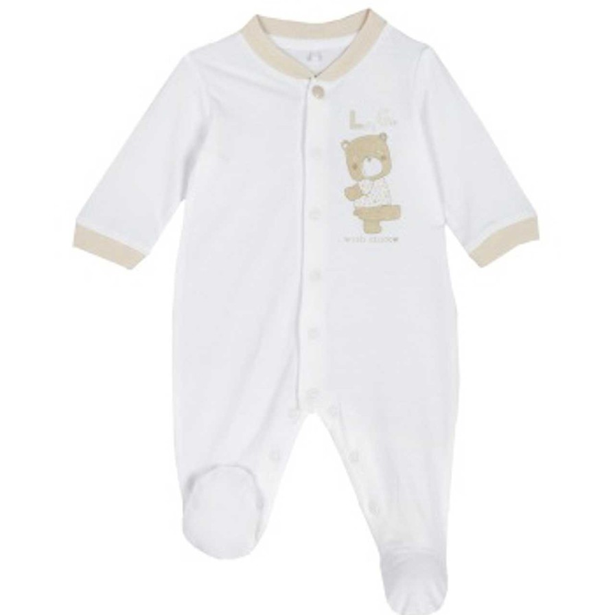 CHICCO Babygrow Abertura Frontal Branco Online