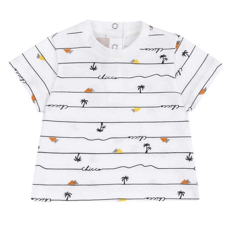 CHICCO T-Shirt Manga Curta Com Padr O New