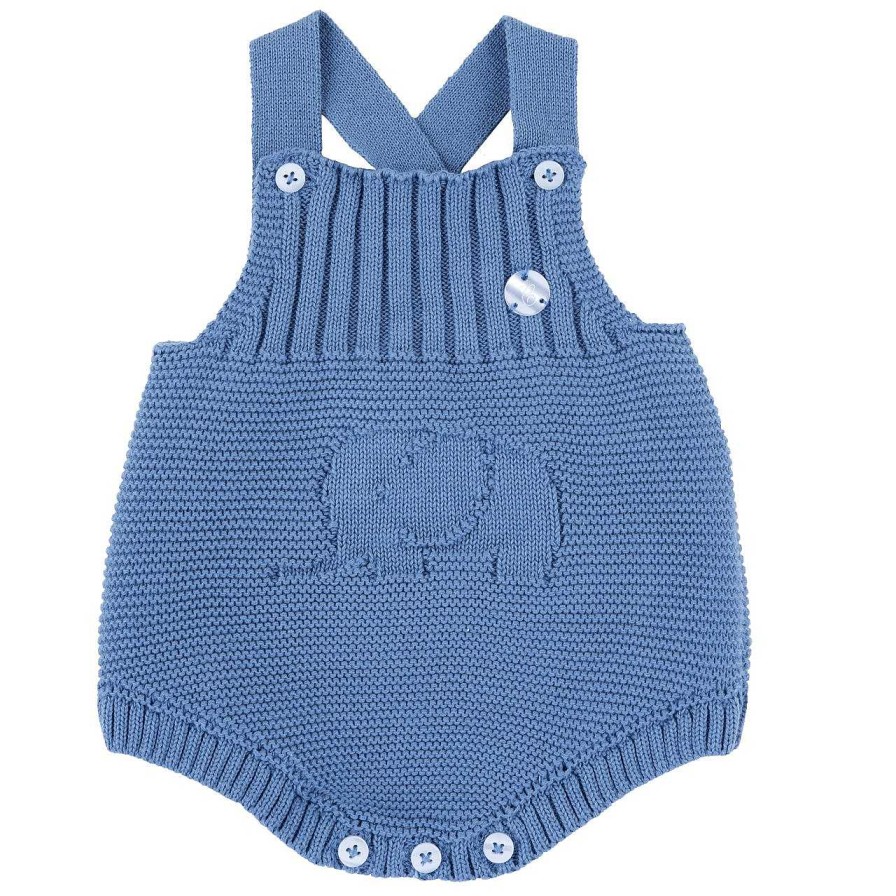 CHICCO Macac O Tricot Elefante Azul Escuro-028 Best