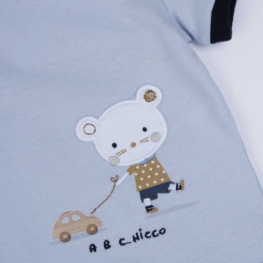 CHICCO T-Shirt Com Beb Ursinho New