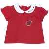 CHICCO T-Shirt Vermelha Com Bordados E Apliques Wholesale