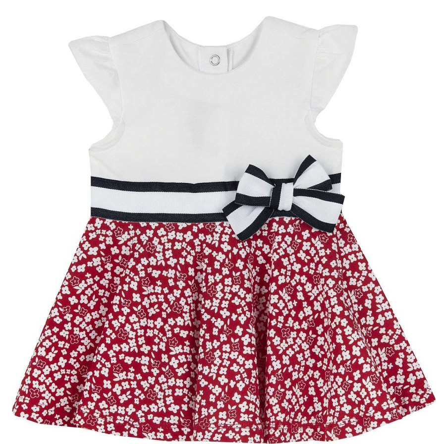 CHICCO Vestido Com La O E Padr O Floral - Algod O Sustent Vel Online