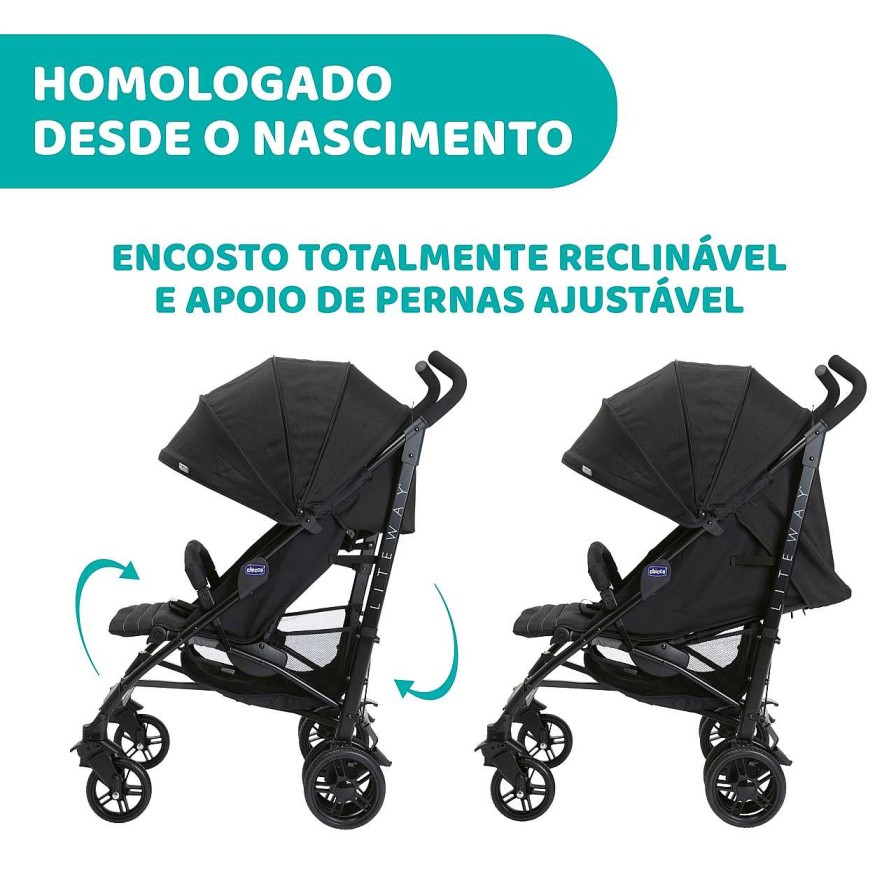 CHICCO Carrinho Lite Way 4 Hot