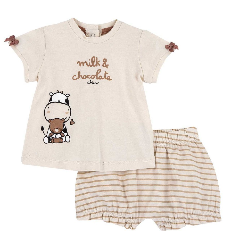 CHICCO Conjunto Com T-Shirt E Culotte Wholesale