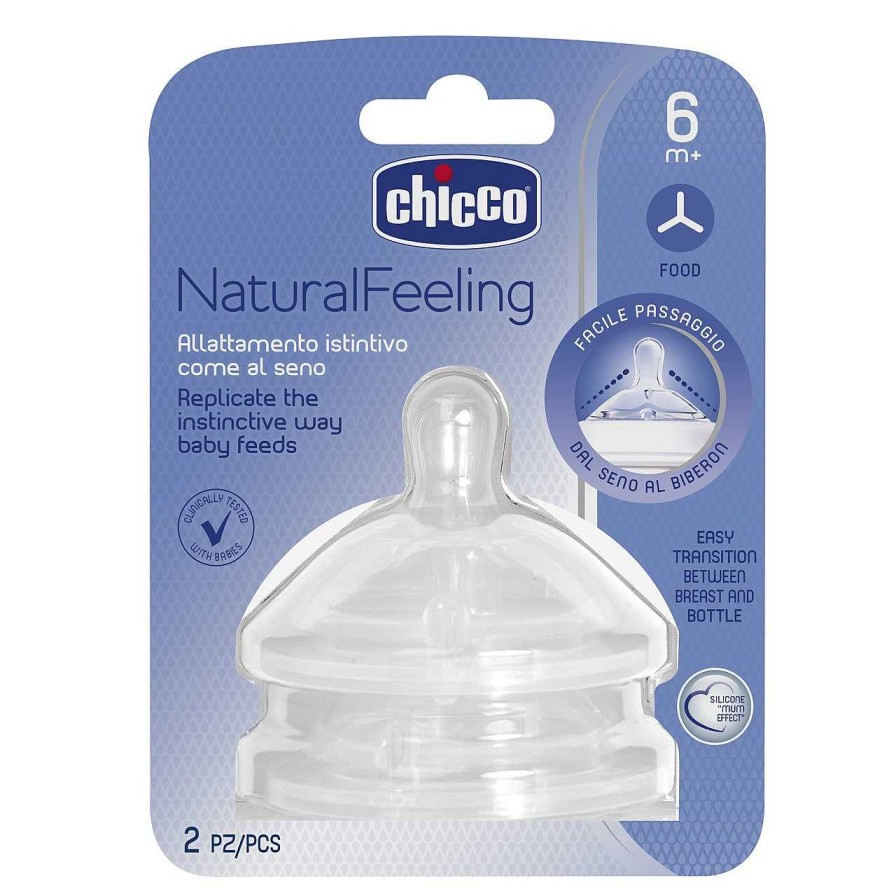 CHICCO Tetina Naturalfeeling 0M+ (Fluxo Normal) New