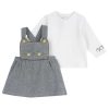 CHICCO Conjunto T-Shirt Com Saia Jardineira Online