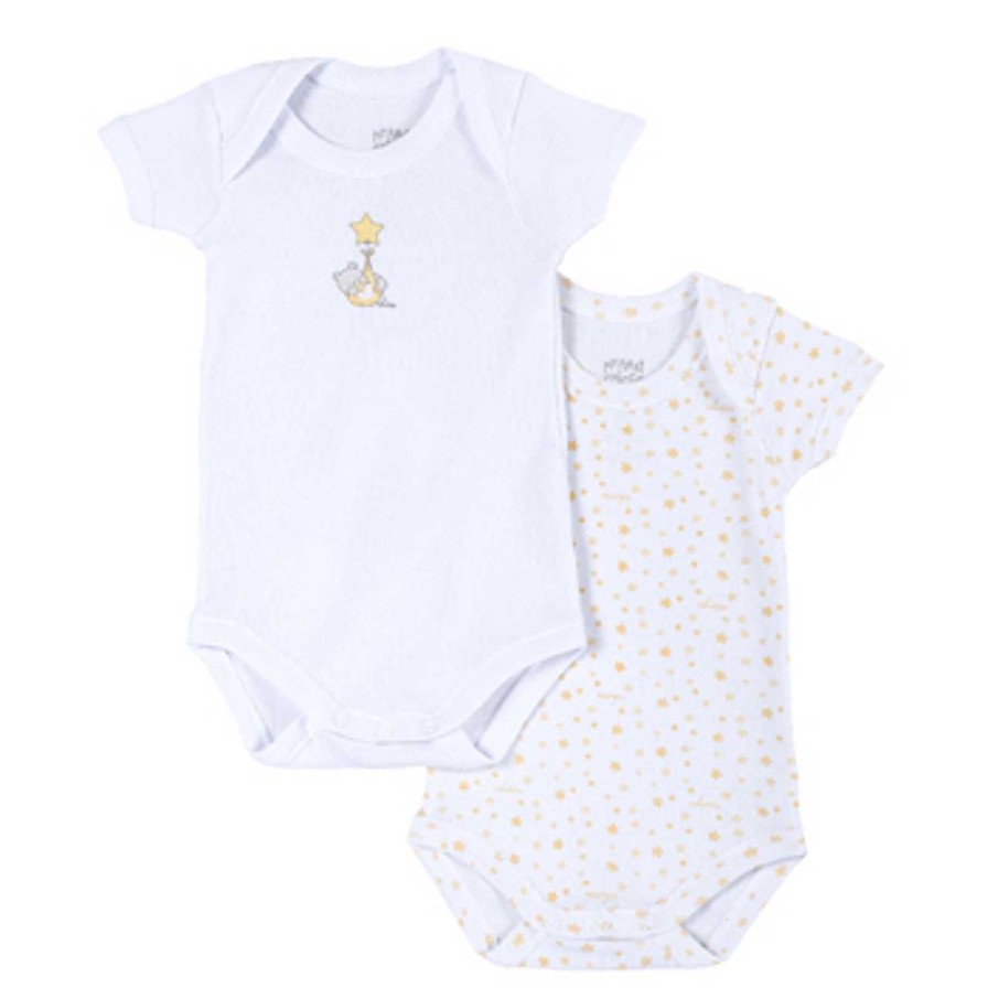 CHICCO Conjunto Body Interior Branco / Amarelo Online