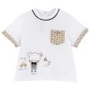 CHICCO T-Shirt Com Doce Estampagem Branco Online