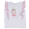 CHICCO T-Shirt Manga Curta E Folhos - Algod O Sustent Vel Online