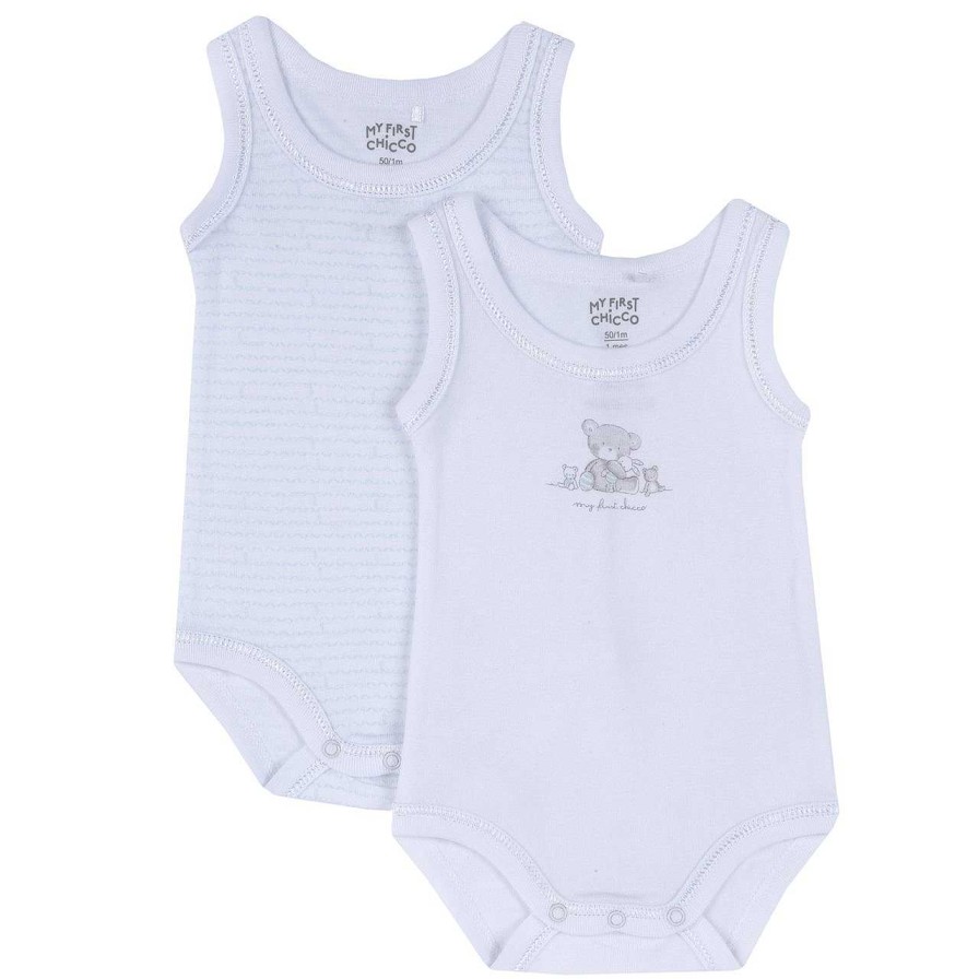 CHICCO Conjunto Body Interior Branco / Azul-032 Online