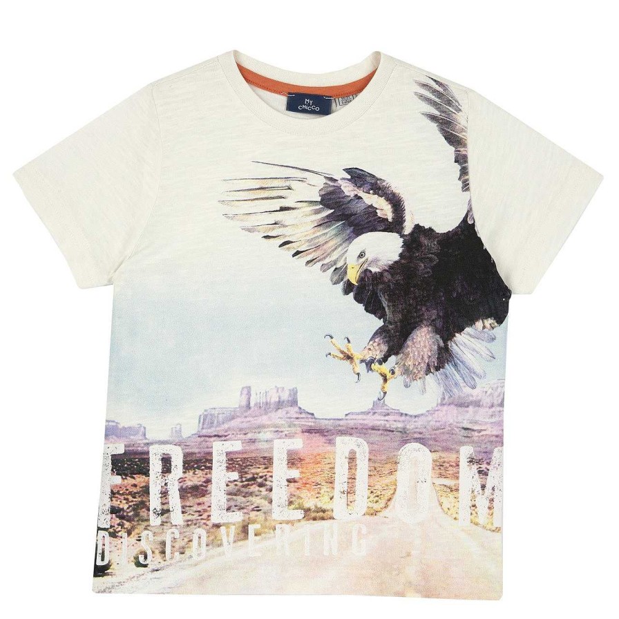 CHICCO T-Shirt Com Estampagem Fotogr Fica Clearance