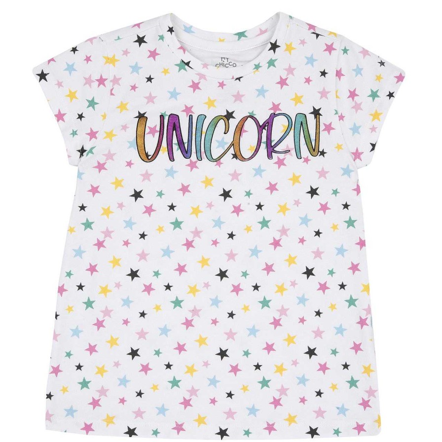 CHICCO T-Shirt Pijama Unic Rnio Branco / Rosa Wholesale