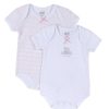 CHICCO Conjunto Body Interior Branco / Rosa New