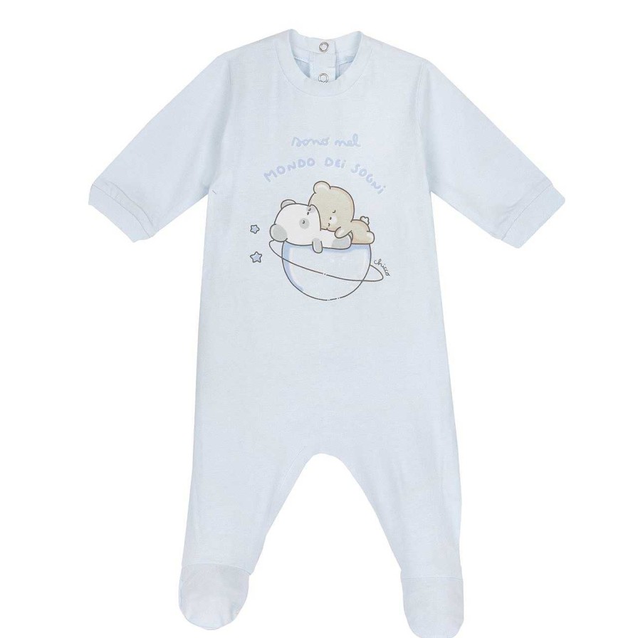 CHICCO Babygrow Aberto Nas Costas Azul Claro-021 Online