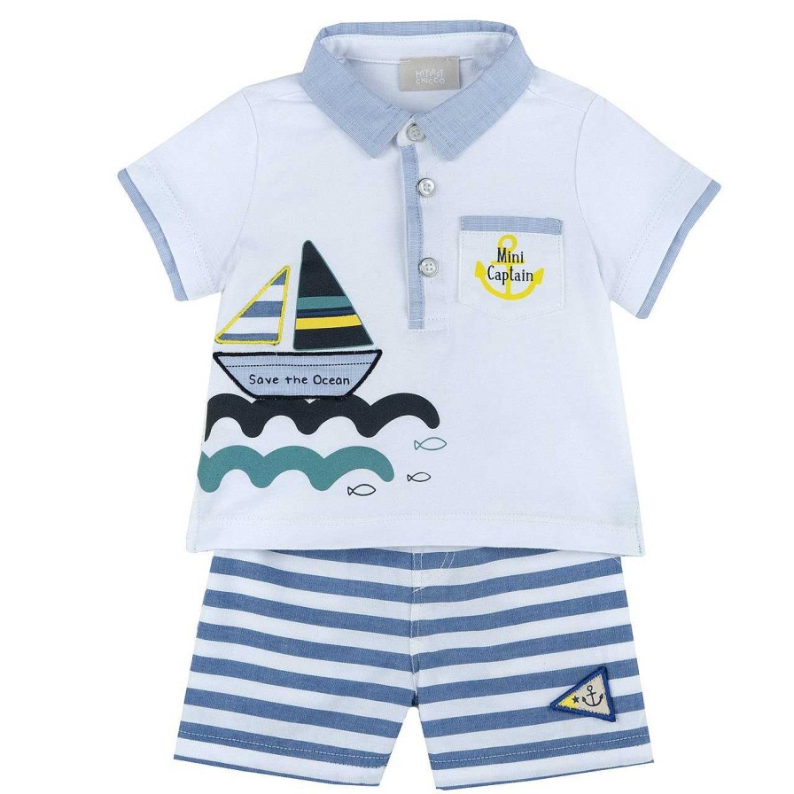 CHICCO Conjunto Polo Com Barco E Cal Es Wholesale