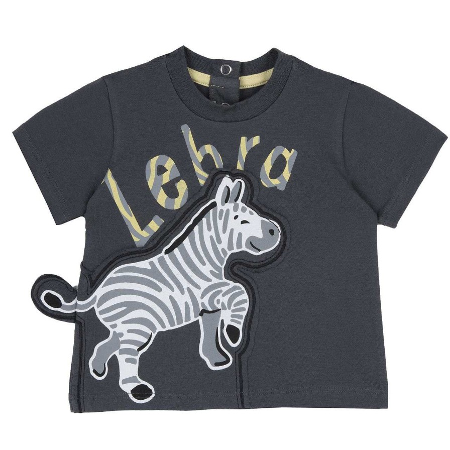 CHICCO T-Shirt Com Animais Cinzento Escuro Best