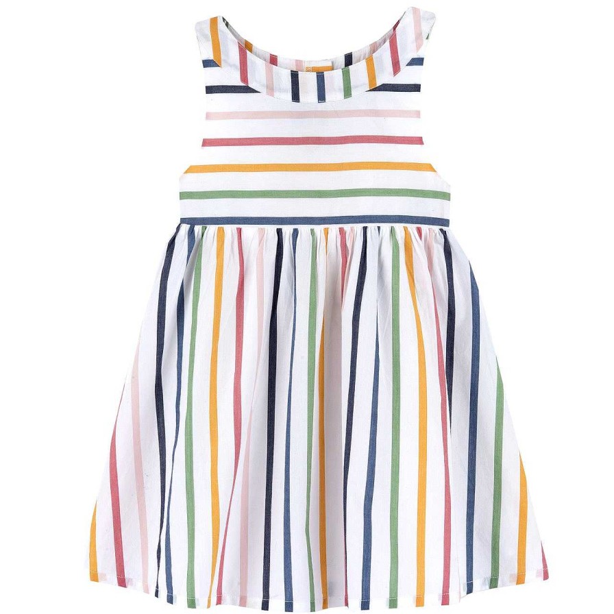 CHICCO Vestido Sem Mangas De Riscas Clearance