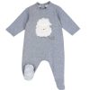 CHICCO Babygrow Aberto Nas Costas Cinzento M ©Dio Online