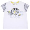 CHICCO T-Shirt De Manga Curta Com Bolinhas New