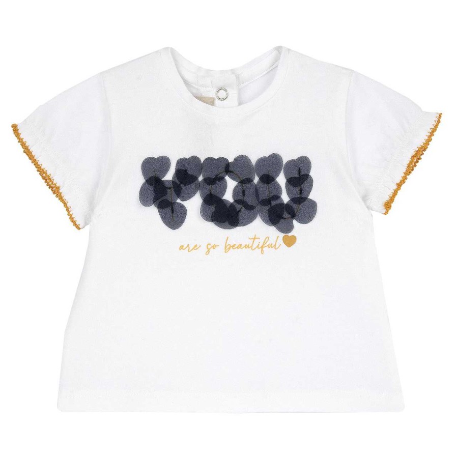 CHICCO T-Shirt Com Estampa E Apliques Hot