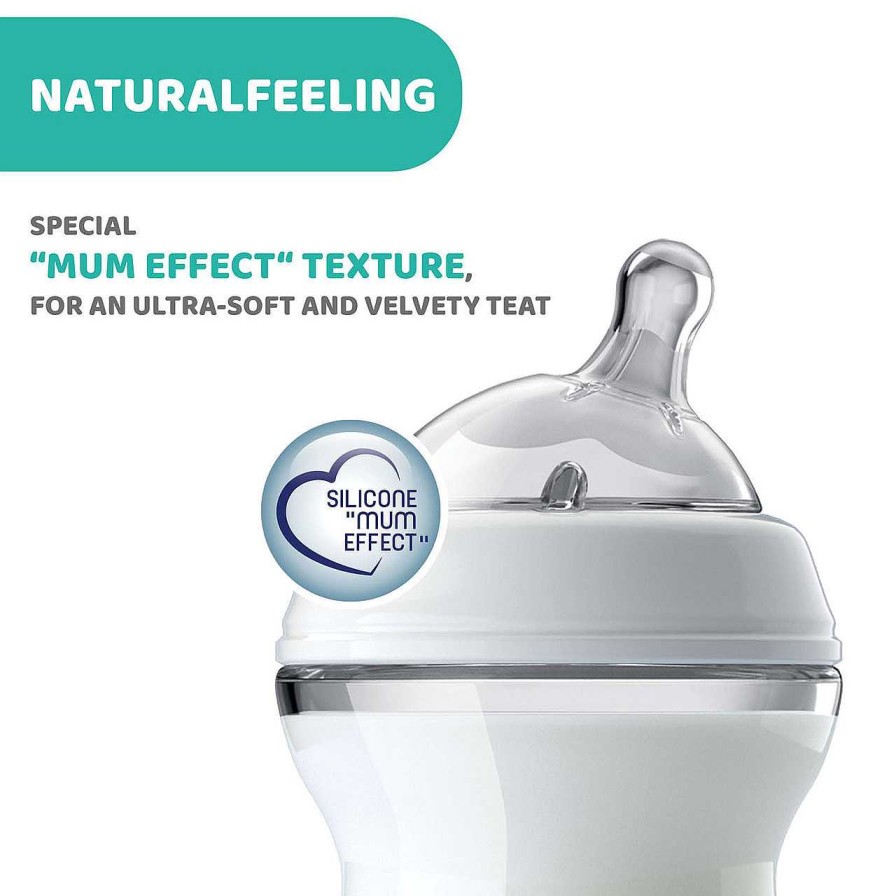 CHICCO Tetina Naturalfeeling 0M+ (Fluxo Normal) Hot