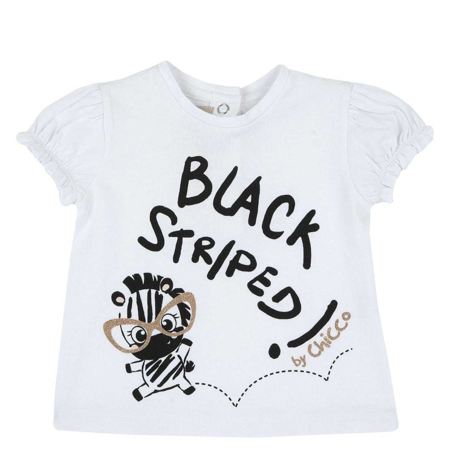 CHICCO T-Shirt Com Simp Tica Zebra Hot