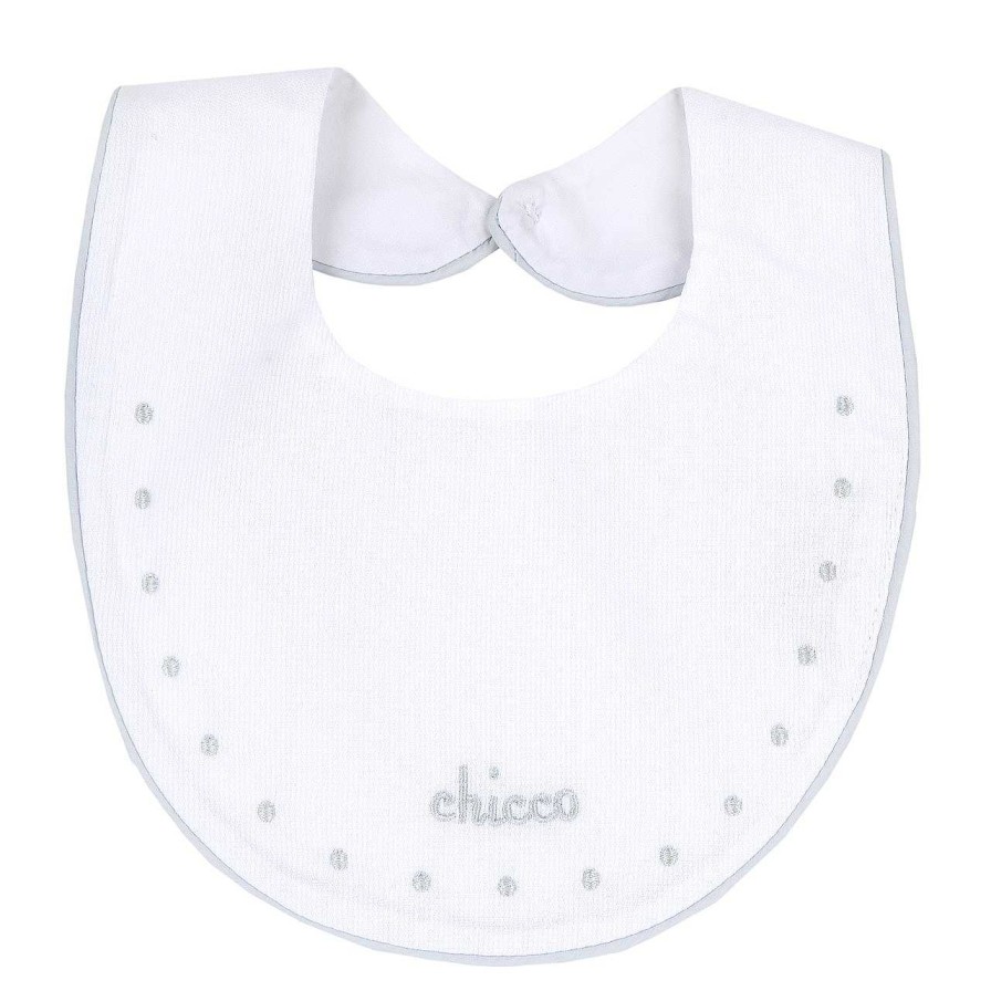 CHICCO Babete Com Bordado Azul M ©Dio-025 Wholesale