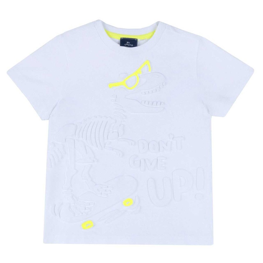 CHICCO T-Shirt Com Estampagem Em Relevo - Algod O Sustent Vel Best