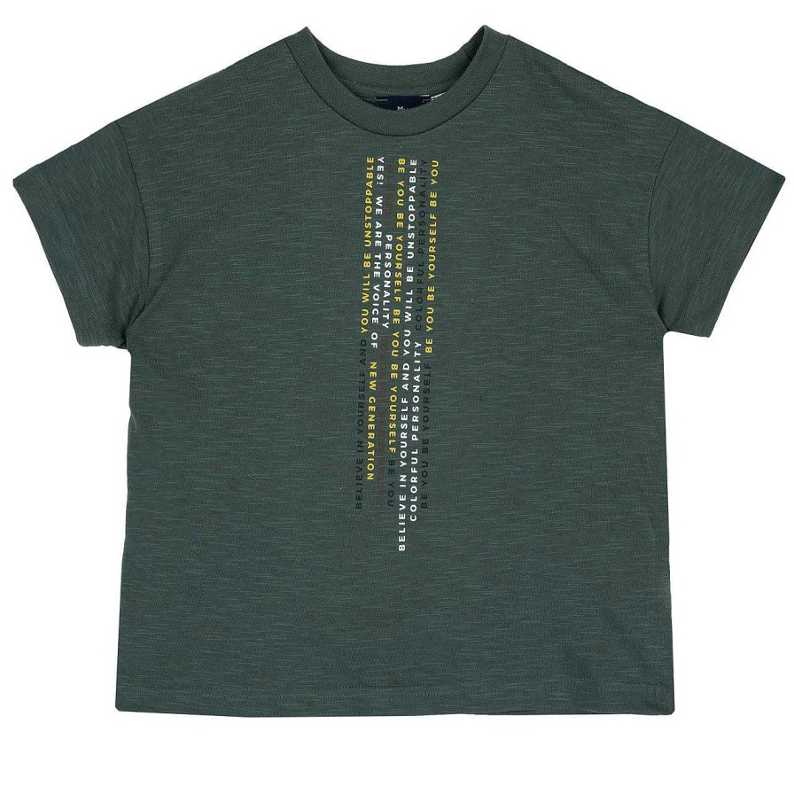 CHICCO T-Shirt Com Estampagem Lettering Verde M ©Dio New