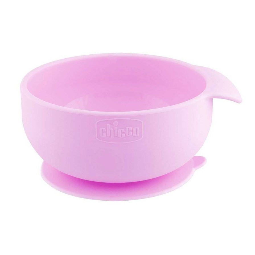 CHICCO Tigela Em Silicone Rosa Wholesale