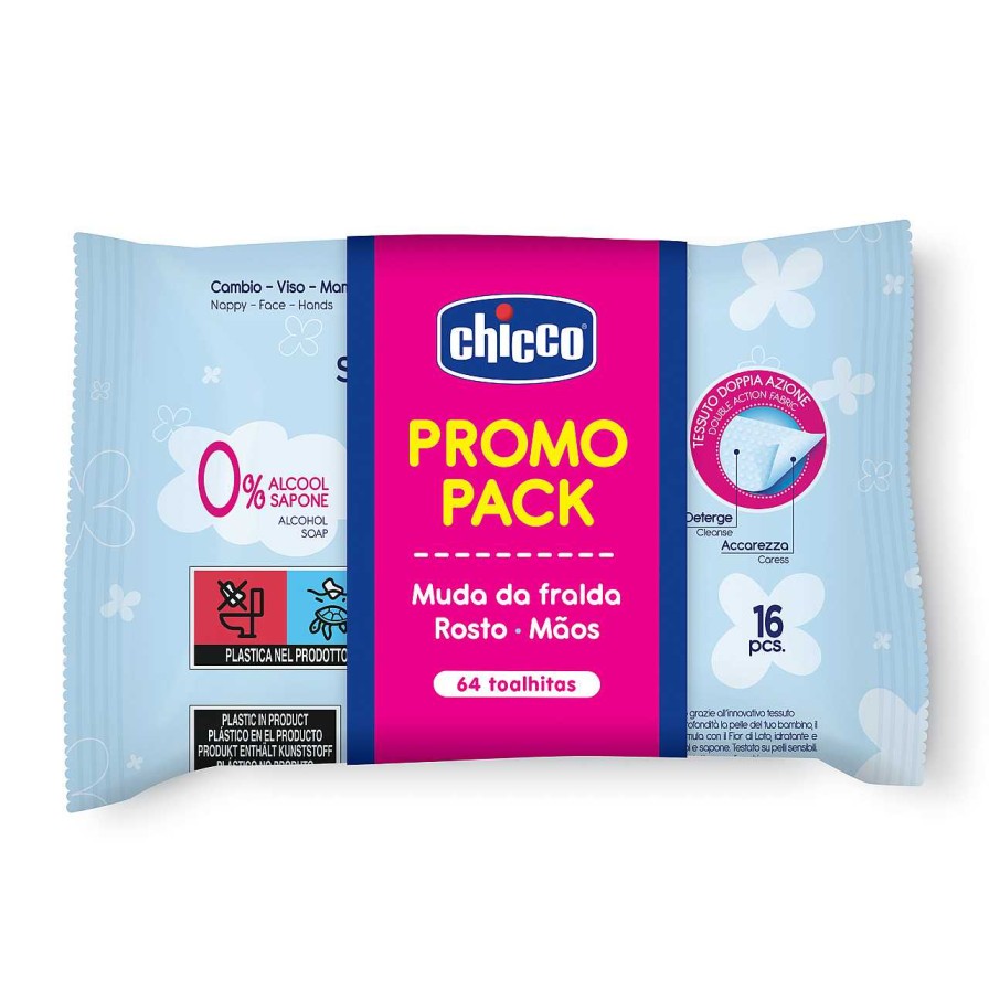 CHICCO Toalhitas De Limpeza 64Un Wholesale