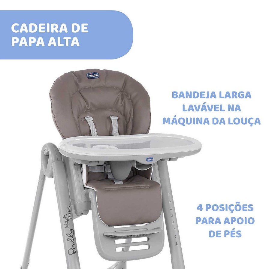 CHICCO Cadeira Da Papa Polly Magic Relax Cocoa Online