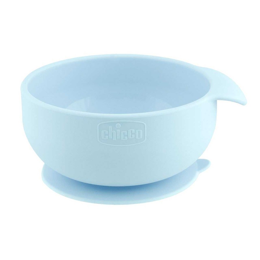 CHICCO Easy Start - Conjunto De Papa De Silicone 6M+ Azzurro Hot