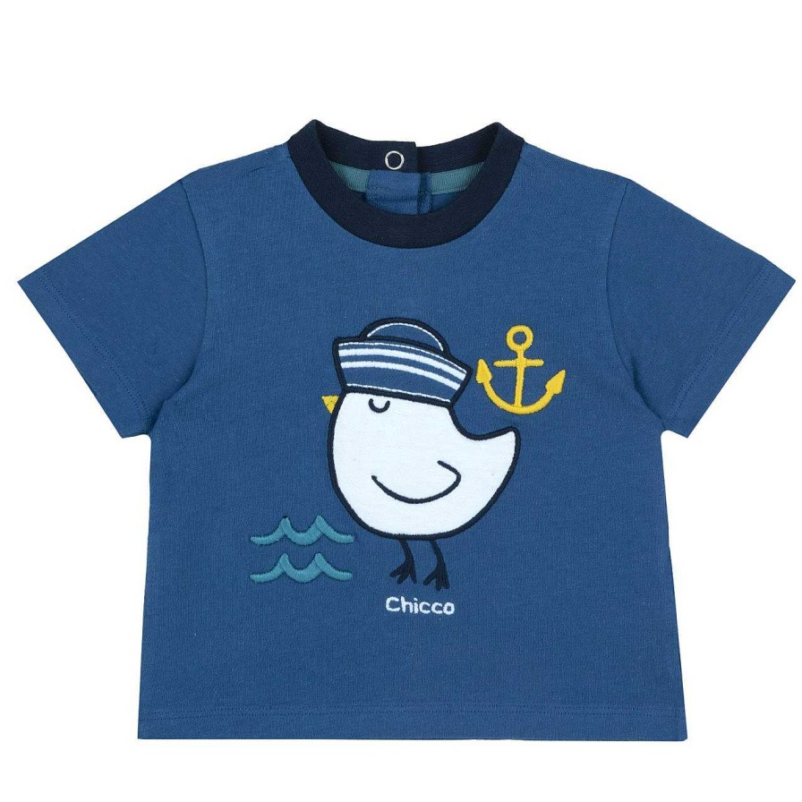 CHICCO T-Shirt Com Gaivota Best