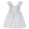 CHICCO Vestido S Riscas Com Manga Com Folhos Clearance