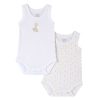 CHICCO Conjunto Body Interior Branco / Amarelo Online