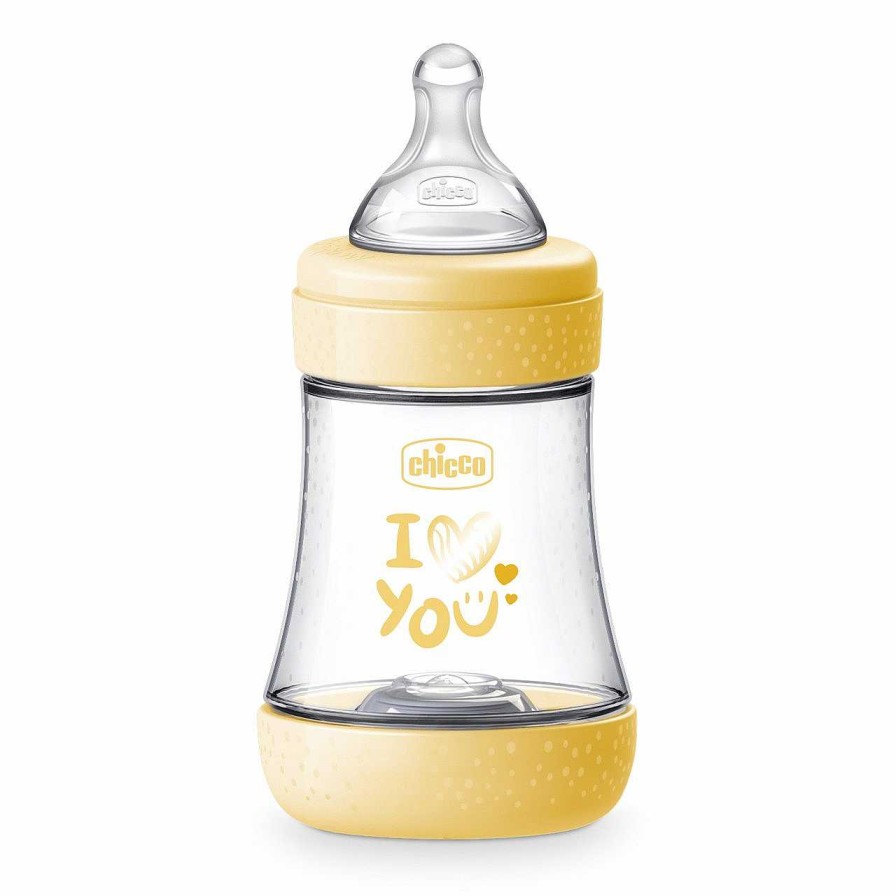 CHICCO Biber O Perfect 5 150Ml Fluxo Normal Amarelo Hot