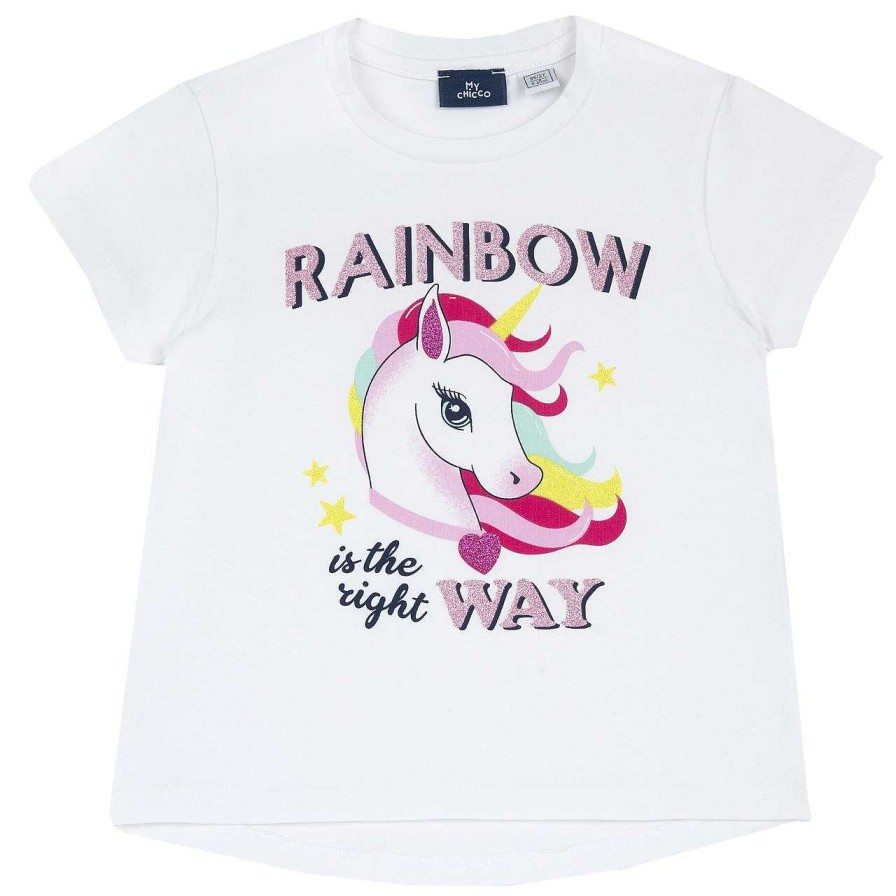 CHICCO T-Shirt Manga Curta Unic Rnio Branco Best