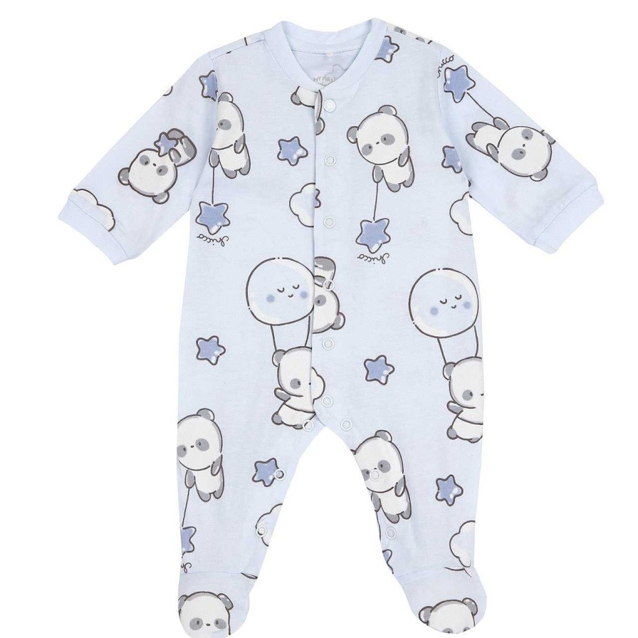 CHICCO Babygrow Abertura Frontal Azul Impresso-026 Wholesale