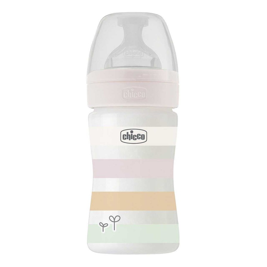 CHICCO Biber O Well-Being Pl Stico Fluxo Normal 150 Ml Branco New