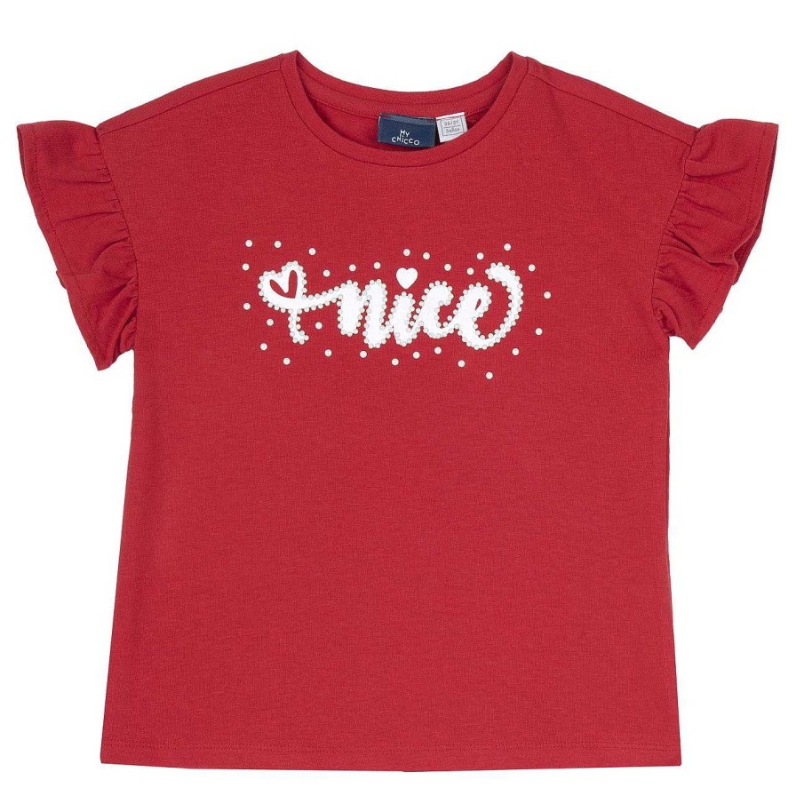 CHICCO T-Shirt Com Folhos New