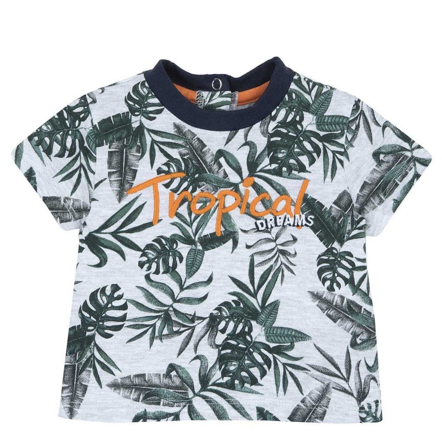 CHICCO T-Shirt Com Estampagem Tropical Best